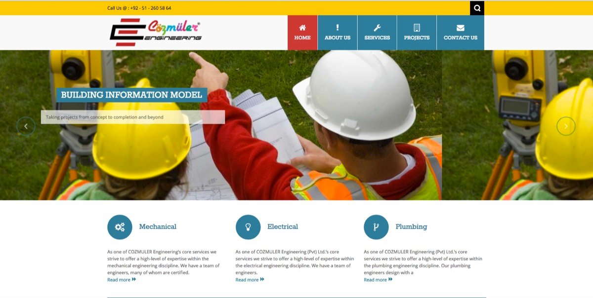 Cozmuler Engineering website