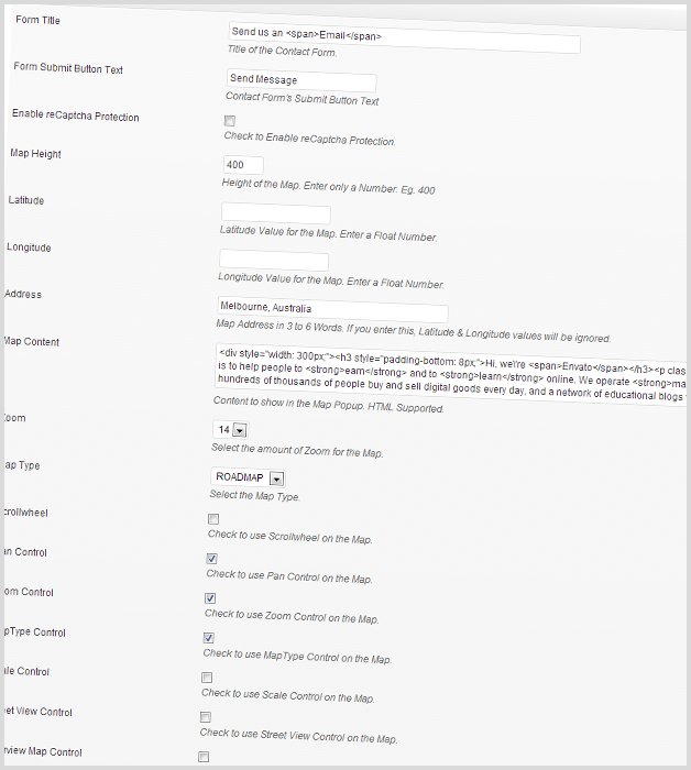 Advanced Page Options Advanced Page Options