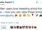 Twitter now shows emoji characters on the web